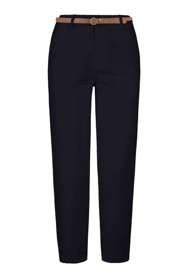 Volcano - Bawełniane spodnie R-LANA. Stan: standardowy. Kolor: niebieski. Materiał: bawełna. Styl: klasyczny