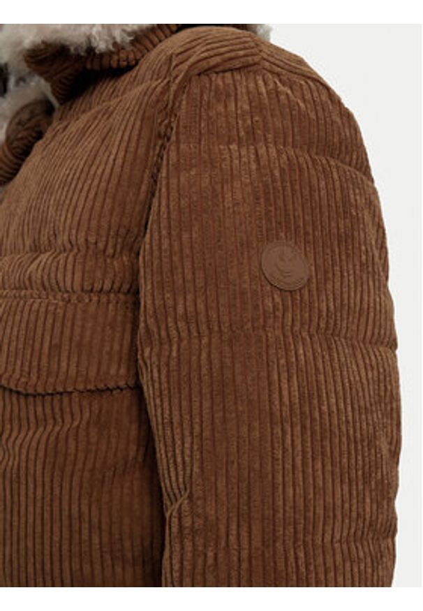 Save The Duck Kurtka bomber D32011W VELY19 Brązowy Regular Fit. Kolor: brązowy. Materiał: syntetyk