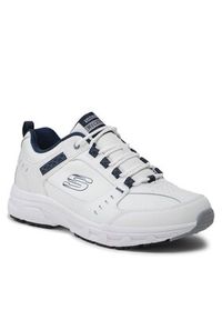 skechers - Skechers Sneakersy Skechers Oak Canyon-Redwick Biały. Kolor: biały. Materiał: skóra #5
