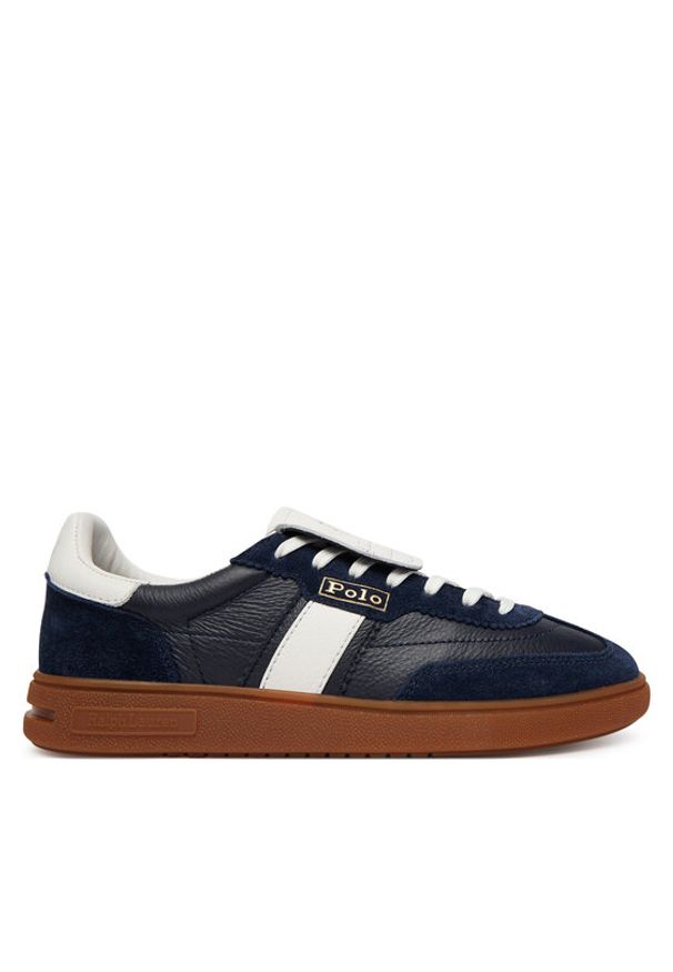 Polo Ralph Lauren Sneakersy Bedford Ft 804P16347001 Granatowy. Kolor: niebieski. Materiał: skóra