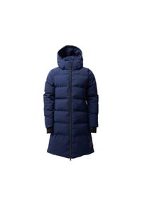 HORZE - Dziewczęca długa kurtka puchowa Horze Paloma. Kolor: czerwony. Materiał: puch. Długość: długie. Styl: młodzieżowy #1