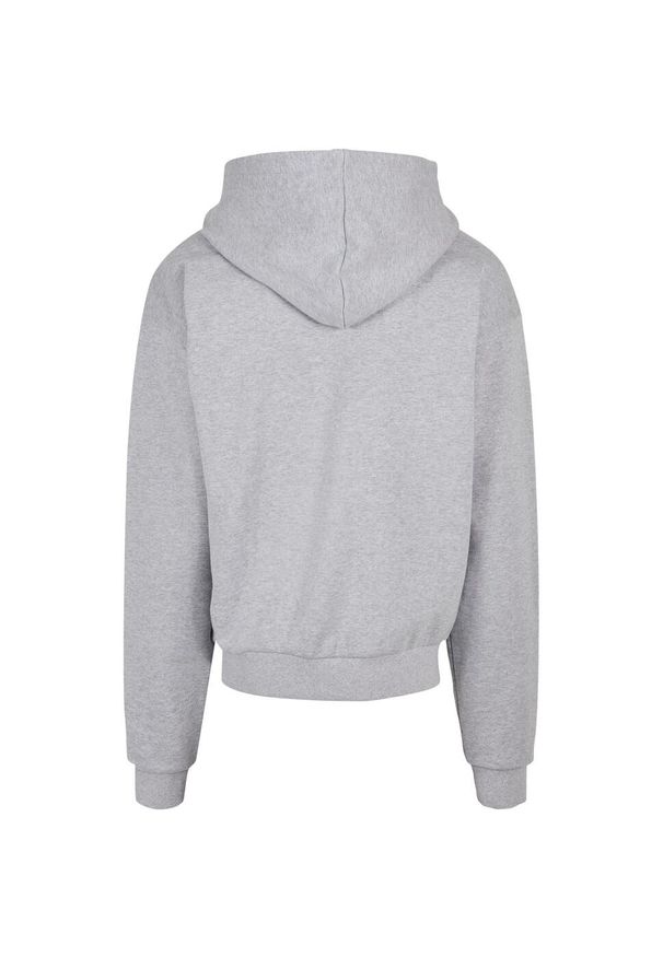 BUILD YOUR BRAND - Bawełniana Bluza Z Kapturem Dla Dorosłych Unisex Ultra Heavyweight Boxy Hoodie. Typ kołnierza: kaptur. Kolor: szary. Materiał: bawełna