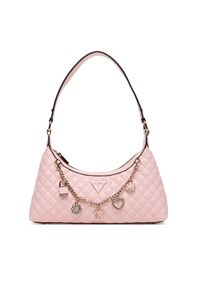 Guess Torebka Everlee HWEG86 79180 Różowy. Kolor: różowy. Materiał: skórzane