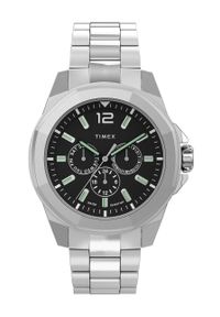 Timex zegarek TW2U42600 Essex Avenue Multifunction. Kolor: srebrny. Materiał: materiał #1