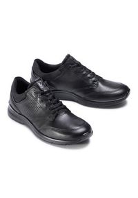 ecco - ECCO Sneakersy Irving 51173451052 Czarny. Kolor: czarny. Materiał: skóra #4