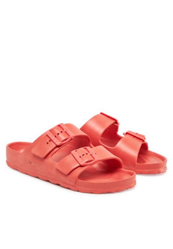 Roxy Klapki Kattie ARJL101228 Koralowy. Kolor: pomarańczowy. Materiał: syntetyk