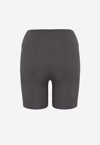 Renee - Ciemnoszare Szorty Kolarki High Waist Marerila. Okazja: na co dzień. Stan: podwyższony. Kolor: szary. Długość: krótkie. Styl: sportowy, casual #2