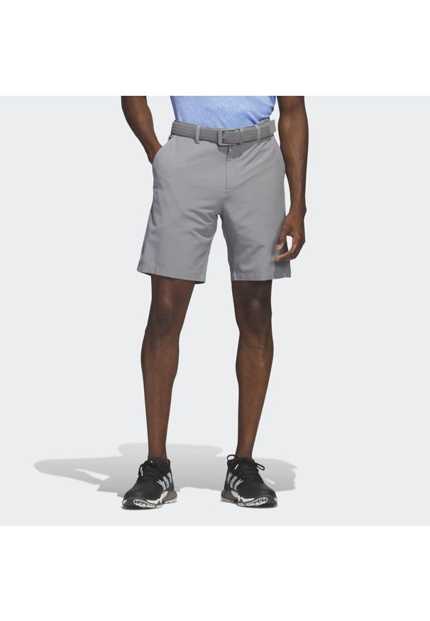 Adidas - Ultimate365 8.5-Inch Golf Shorts. Kolor: szary. Materiał: materiał. Sport: golf
