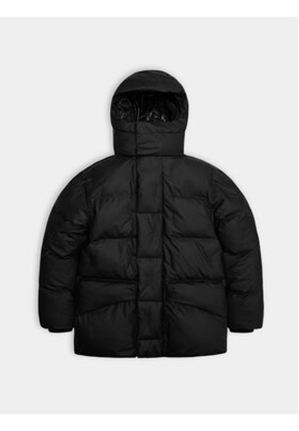 Rains Kurtka zimowa 15050 Czarny Regular Fit. Kolor: czarny. Materiał: syntetyk. Sezon: zima