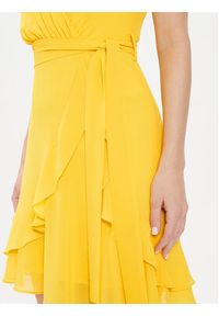 Morgan Sukienka letnia 241-ROSVAL Żółty Regular Fit. Kolor: żółty. Materiał: syntetyk. Sezon: lato #3