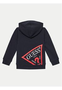 Guess Bluza N3YQ07 KAUG0 Granatowy Regular Fit. Kolor: niebieski. Materiał: bawełna #3