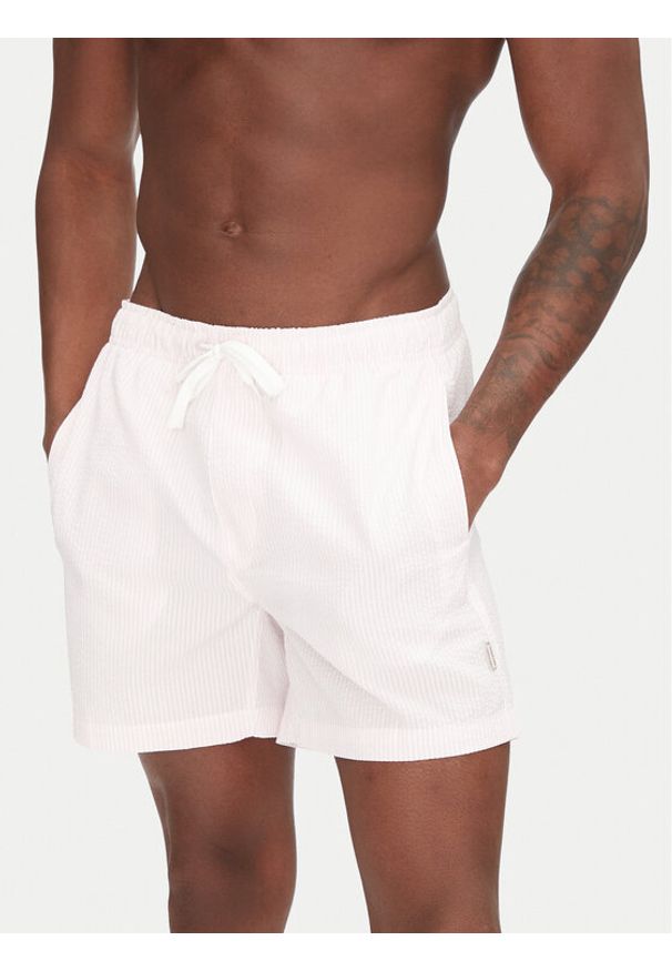 Only & Sons Szorty kąpielowe Ted 22021841 Różowy Regular Fit. Kolor: różowy. Materiał: bawełna