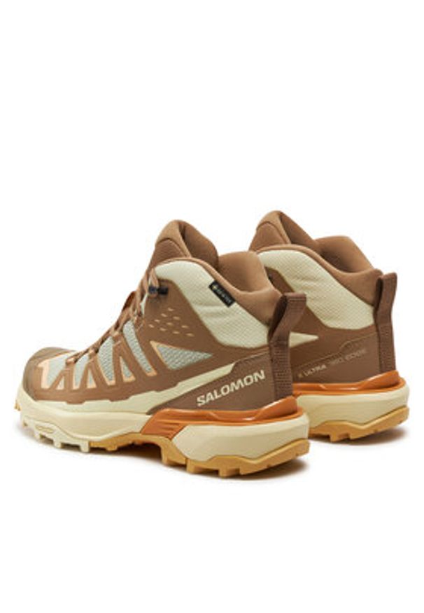 salomon - Salomon Trekkingi X Ultra 360 Edge Mid Gore-Tex L47462700 Brązowy. Kolor: brązowy. Materiał: materiał