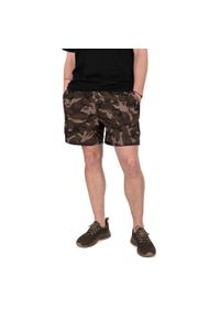 FOX - Spodenki Szorty Wędkarskie Męskie Fox Camo Black Swim Shorts. Kolor: wielokolorowy