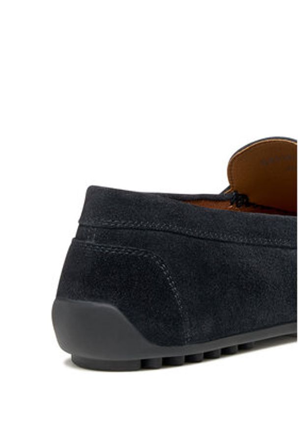 Geox Mokasyny U Istria U653KC 00022 C4002 Granatowy. Kolor: niebieski. Materiał: skóra, zamsz