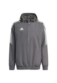 Adidas - Kurtka męska adidas Condivo 20 All-weather Jacket. Kolor: wielokolorowy, szary, biały