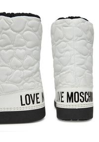 Love Moschino - LOVE MOSCHINO Śniegowce JA24202G1NISE10A Biały. Kolor: biały. Materiał: materiał #4