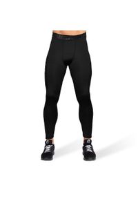 GORILLA WEAR - Smart Rajstopy - Czarny. Kolor: czarny. Sport: fitness