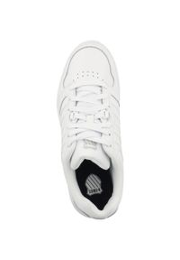 Buty do chodzenia męskie K-Swiss Rival Trainer. Zapięcie: sznurówki. Kolor: biały. Materiał: guma, skóra, tkanina. Szerokość cholewki: normalna. Sport: turystyka piesza