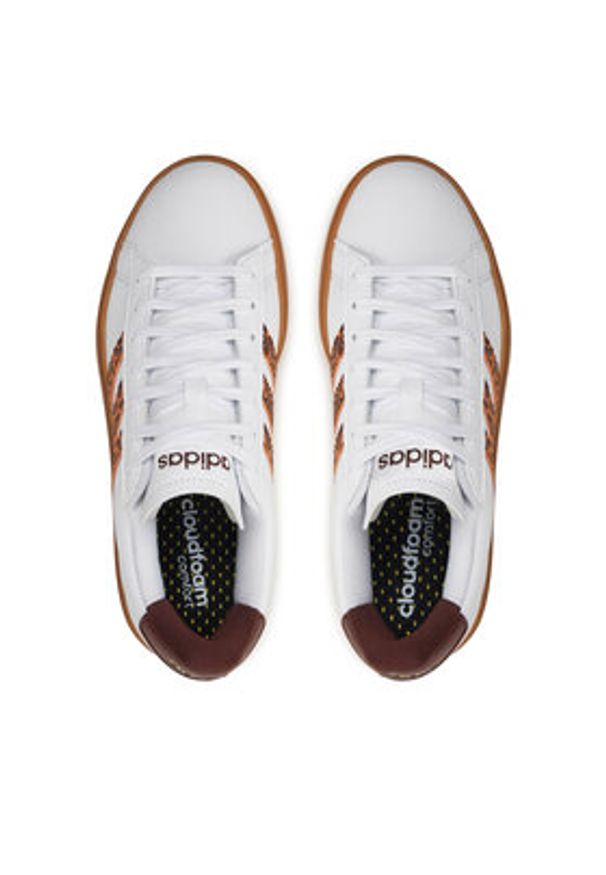 Adidas - adidas Sneakersy Grand Court 2.0 IH7763 Biały. Kolor: biały. Materiał: skóra
