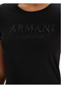 Armani Exchange T-Shirt XW002106 AF10356 UC001 Czarny Slim Fit. Kolor: czarny. Materiał: bawełna #5