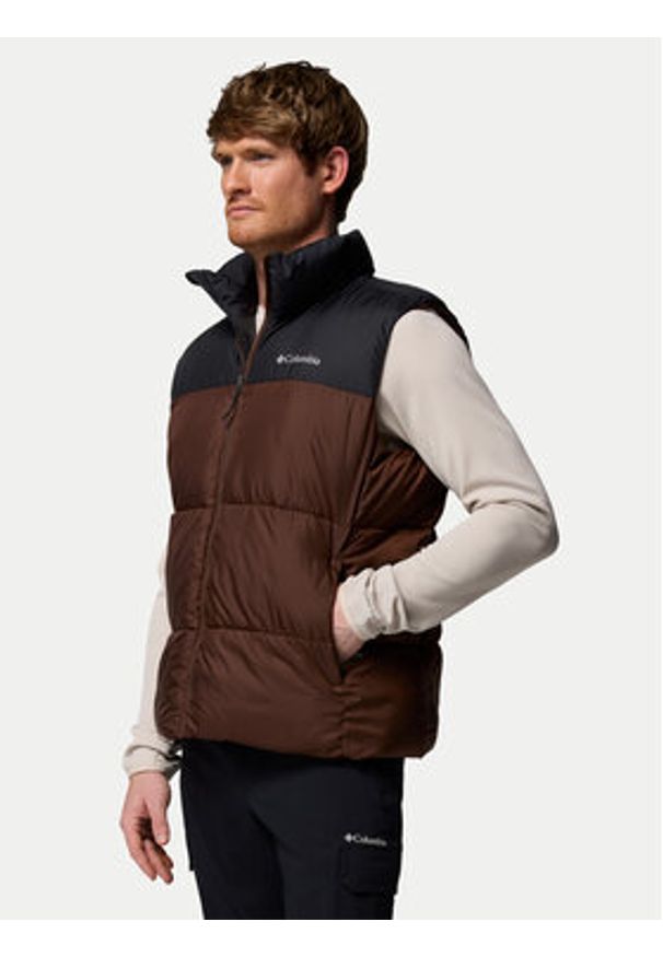 columbia - Columbia Kamizelka Puffect™ III 2086871 Brązowy Regular Fit. Kolor: brązowy. Materiał: syntetyk