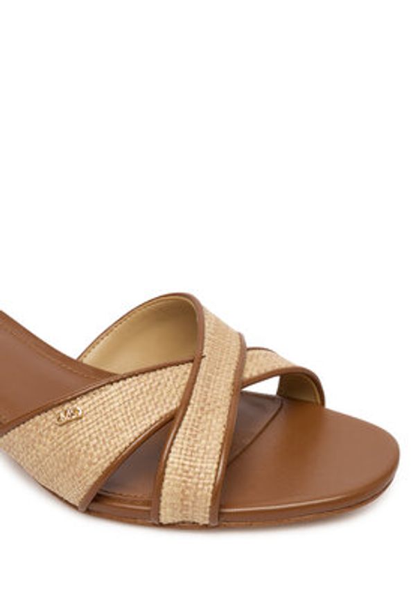 MICHAEL Michael Kors Klapki Cassidy Kitten 40S6CSMS2D Beżowy. Kolor: beżowy. Materiał: materiał