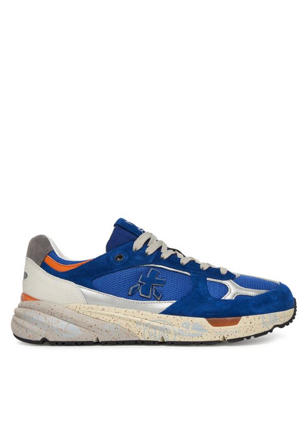 Premiata Sneakersy Mase25 Var 8219 Niebieski. Kolor: niebieski. Materiał: skóra, zamsz