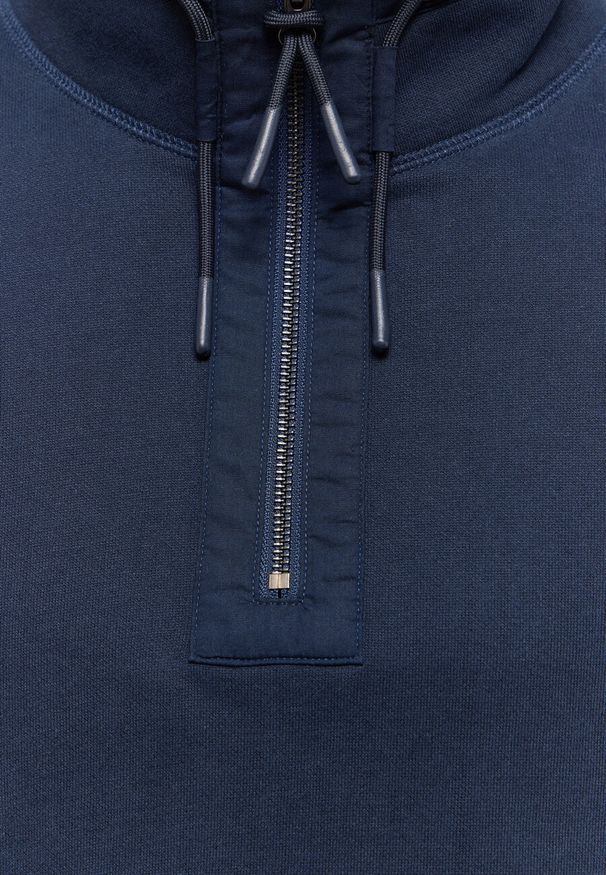 Mustang - MĘSKA BLUZA ROZPINANA MUSTANG Franklin Dark Sapphire 1015636 4136