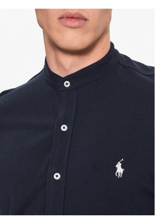 Polo Ralph Lauren Koszula 710742468003 Granatowy Regular Fit. Typ kołnierza: polo. Kolor: niebieski. Materiał: bawełna