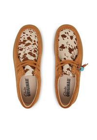 Clarks Półbuty Boxbee Walla. 26329295 Brązowy. Kolor: brązowy. Materiał: skóra, zamsz #5
