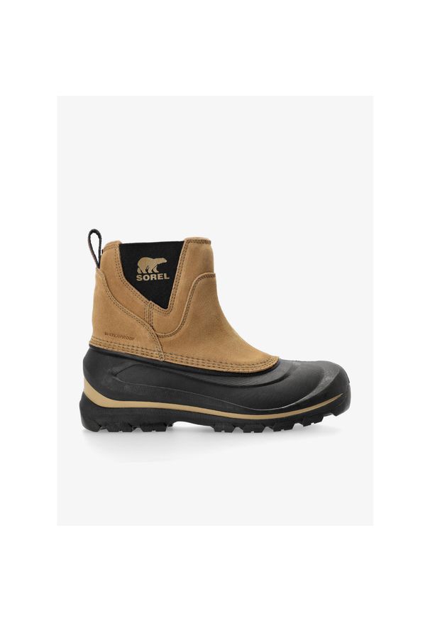 sorel - Buty zimowe męskie Sorel Buxton Pull On Boot WP. Kolor: brązowy. Sezon: zima. Sport: turystyka piesza
