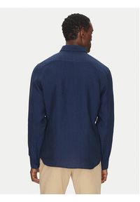 Michael Kors Koszula CS4400H4YT Granatowy Relaxed Fit. Kolor: niebieski. Materiał: len #2