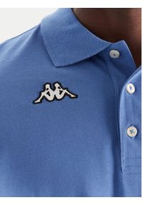 Kappa Polo Logo Sharas Mss 302B3D0 Niebieski Regular Fit. Typ kołnierza: polo. Kolor: niebieski. Materiał: bawełna #4