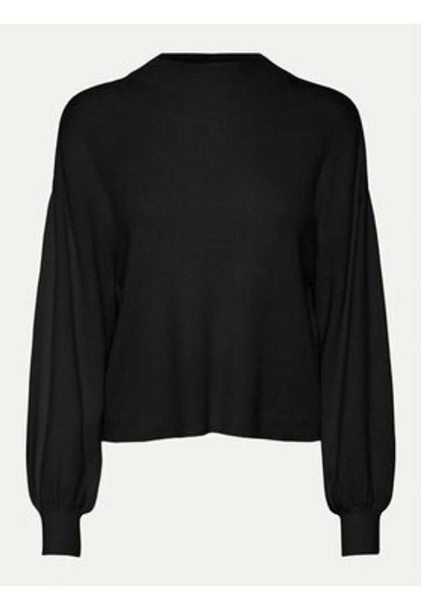 Vero Moda Sweter Nancy 10290748 Czarny Regular Fit. Kolor: czarny. Materiał: syntetyk