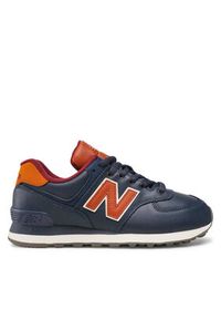 New Balance Sneakersy ML574OMC Granatowy. Kolor: niebieski. Materiał: skóra. Model: New Balance 574