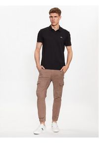 Lacoste Polo DH0783 Czarny Regular Fit. Typ kołnierza: polo. Kolor: czarny. Materiał: syntetyk