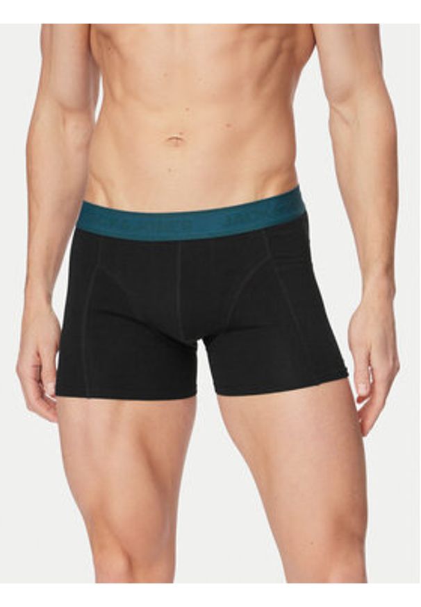 Jack & Jones Komplet bokserek Solid 12294699 Czarny. Kolor: czarny. Materiał: bawełna