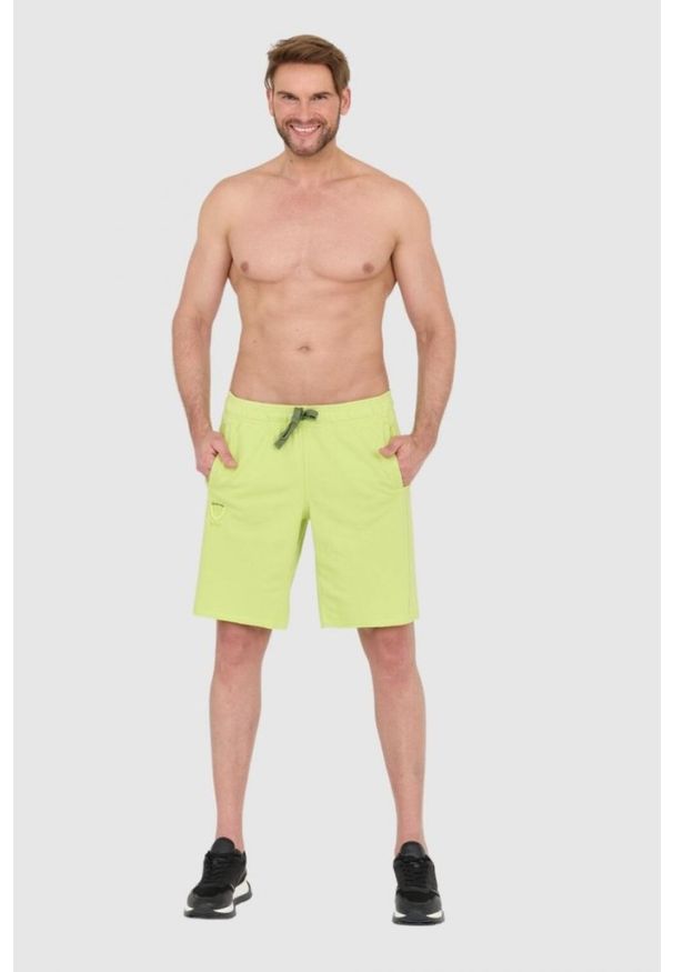 Blauer USA - BLAUER Zielone męskie szorty, Rozmiar S. Kolor: zielony. Materiał: bawełna