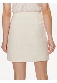 Morgan Spódnica mini 241-JZIP.F Beżowy Regular Fit. Kolor: beżowy. Materiał: bawełna #3