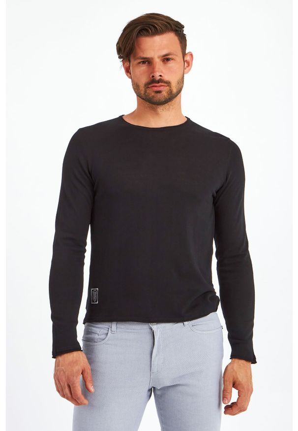 Blauer - SWETER BLAUER. Materiał: bawełna, materiał. Wzór: aplikacja