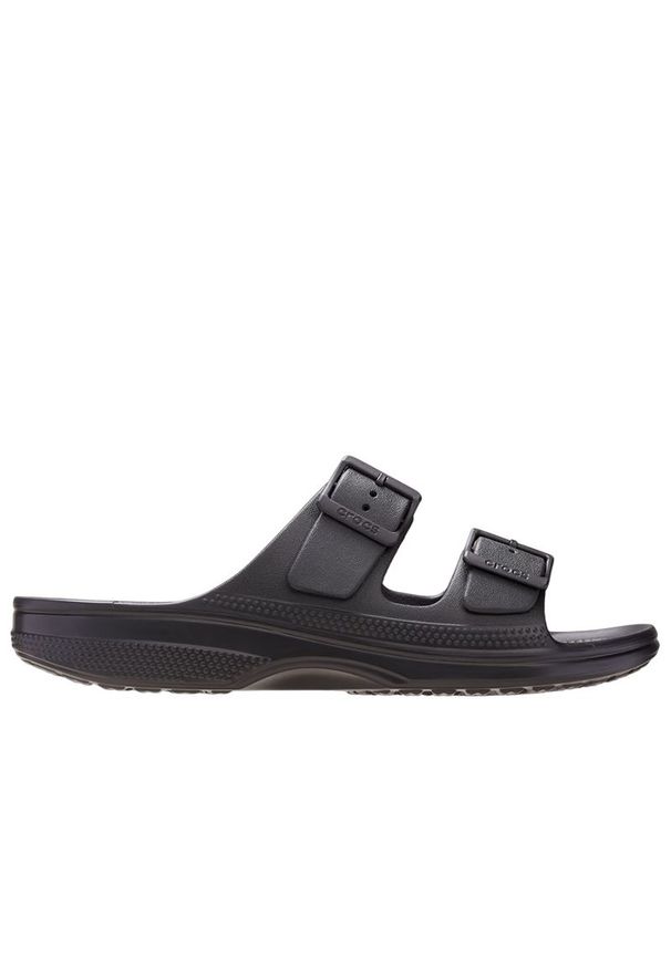 Klapki męskie Crocs Saturday Sandal 212245-001 - czarne. Kolor: czarny. Wzór: paski. Sezon: lato
