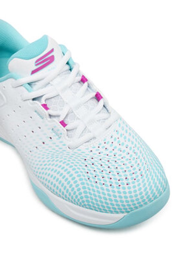 skechers - Skechers Buty do tenisa Slip-ins Relaxed Fit: Viper Court Reload 172101/WTQP Biały. Kolor: biały. Materiał: skóra. Sport: tenis