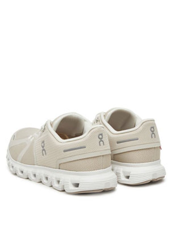 On Sneakersy Cloud 6 3WF10060755 Beżowy. Kolor: beżowy. Materiał: materiał