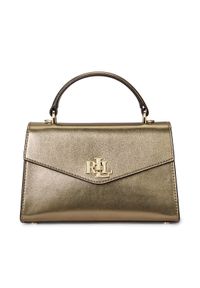 Lauren Ralph Lauren - LAUREN RALPH LAUREN Torebka 431P02413001 Złoty. Kolor: złoty. Materiał: skórzane #1
