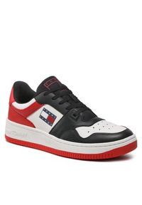 Tommy Jeans Sneakersy Basket Leather EM0EM01162 Kolorowy. Materiał: skóra. Wzór: kolorowy #5