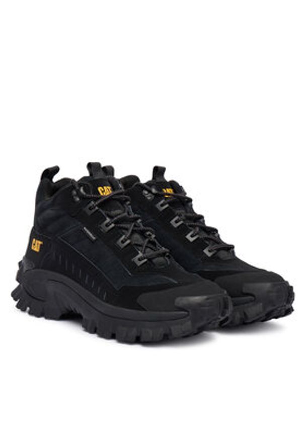 CAT Footwear Sneakersy Intruder Mid Wp P726385 Czarny. Kolor: czarny. Materiał: skóra, zamsz