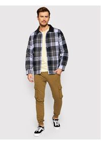 Vans Kurtka przejściowa ANDERSON PAAK Plaid Reversible VN0A5FFT Fioletowy Regular Fit. Kolor: fioletowy. Materiał: bawełna