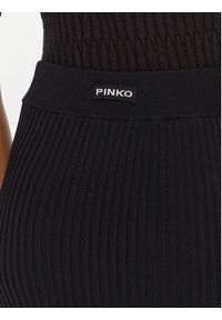 Pinko Spódnica midi Elfo 104370 A27Q Czarny Regular Fit. Kolor: czarny. Materiał: wiskoza #5