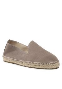 Manebi Espadryle Flat Espadrilles K 1.9 C0 Brązowy. Kolor: brązowy. Materiał: skóra, zamsz